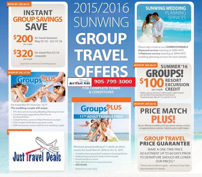 Savings travels restrictions