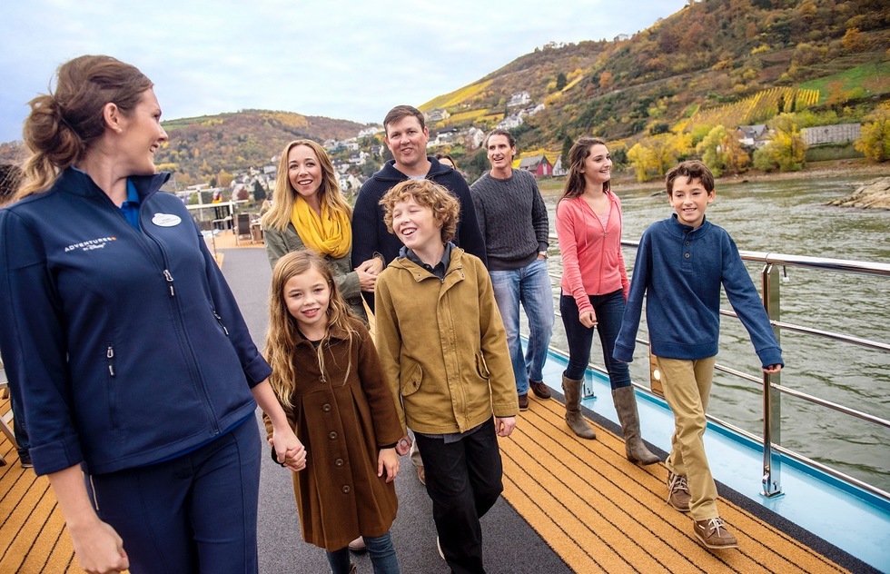 Travel group planning denver trip travelers happy